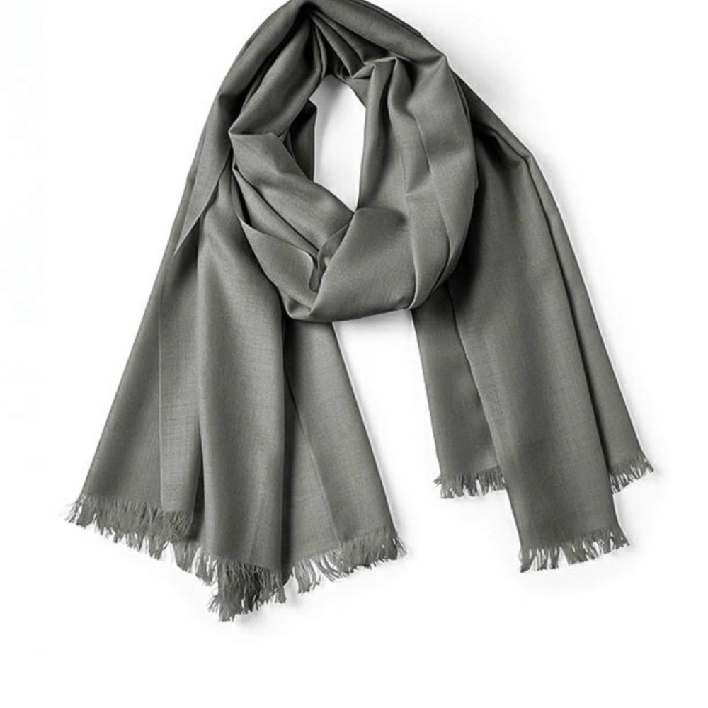 New Charcoal Gray - Pashmina Shawl / Scarf